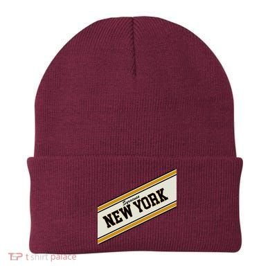 Syracuse New York Varsity Logo Beanie