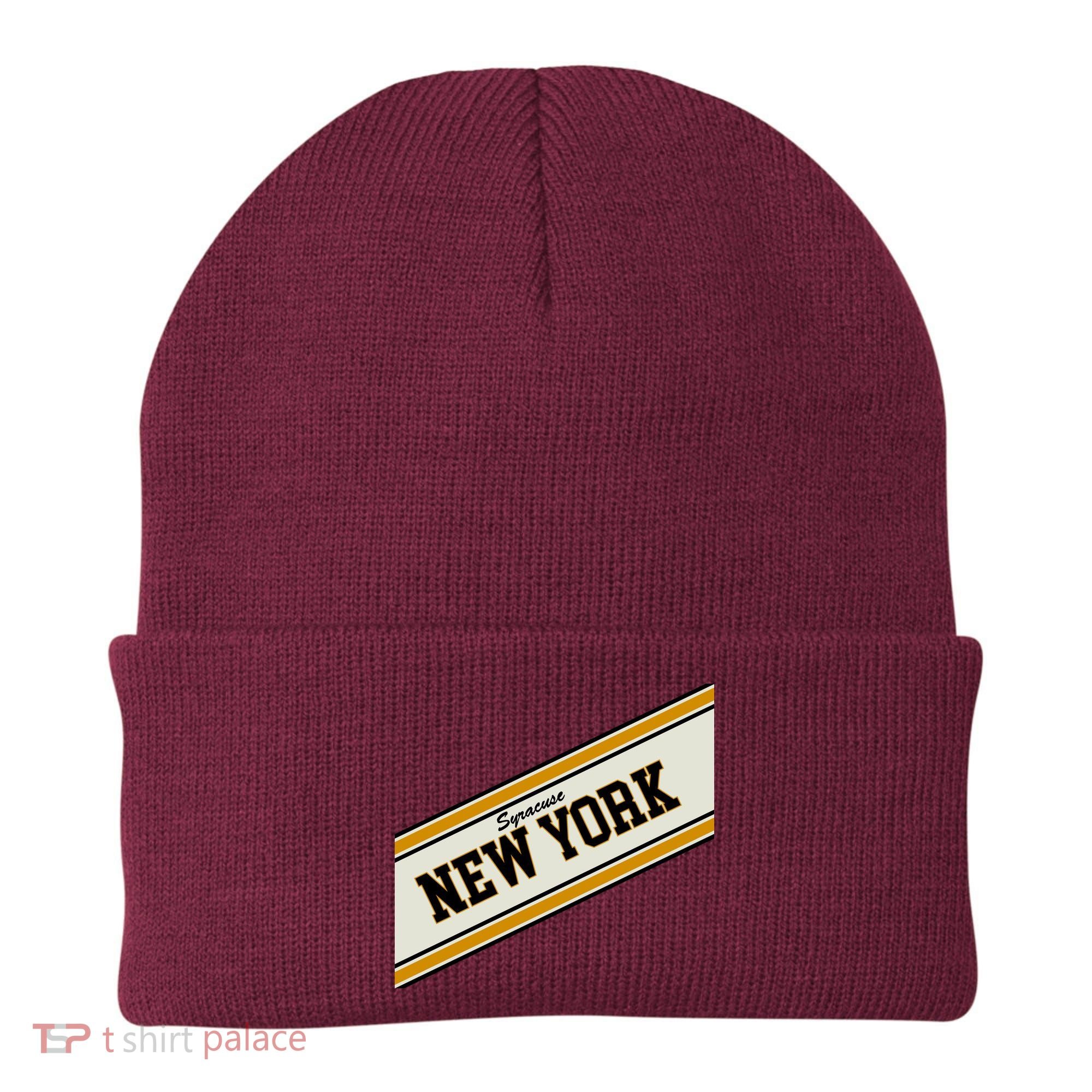 Syracuse New York Varsity Logo Beanie