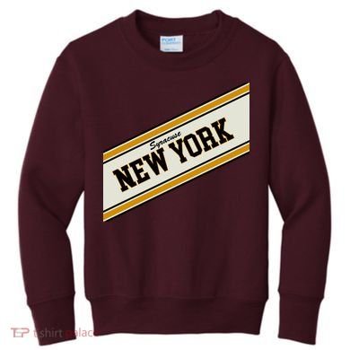 Syracuse New York Varsity Logo Kids Sweatshirt