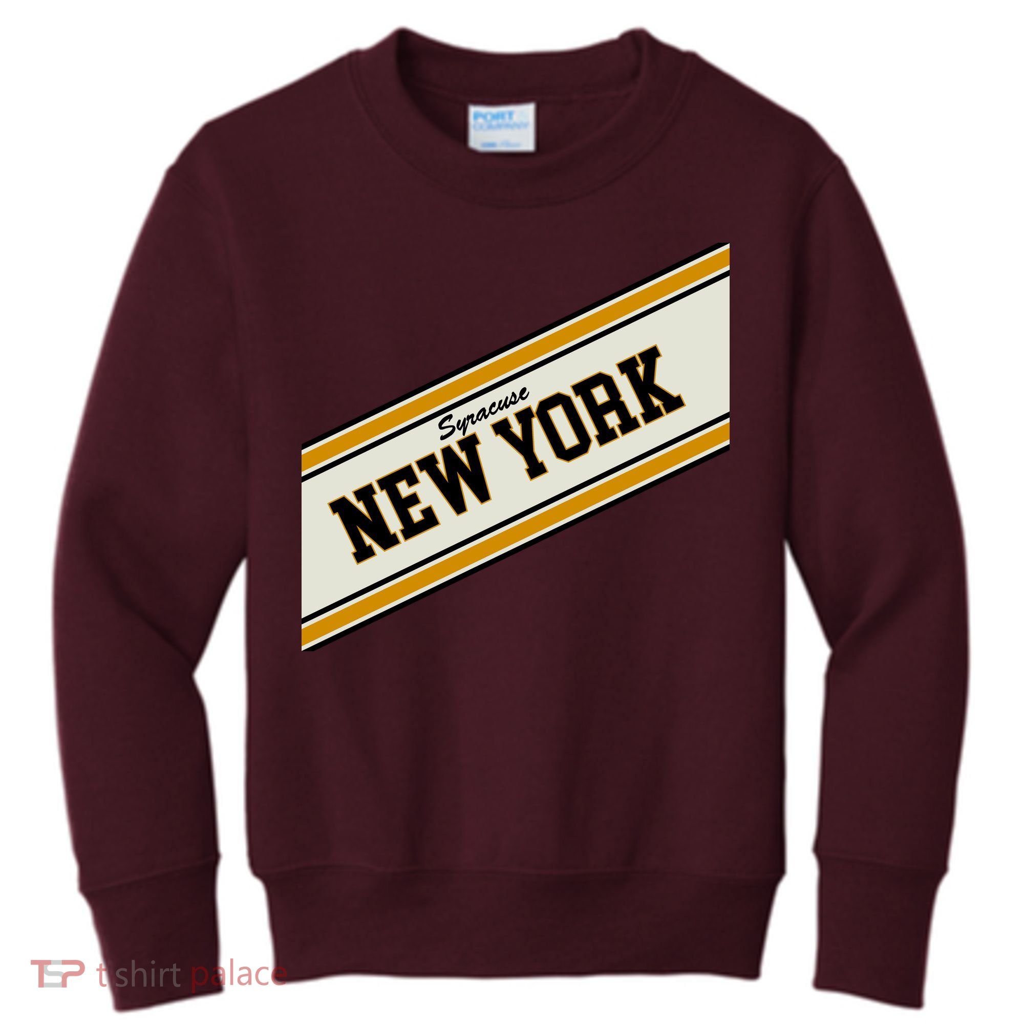 Syracuse New York Varsity Logo Kids Sweatshirt