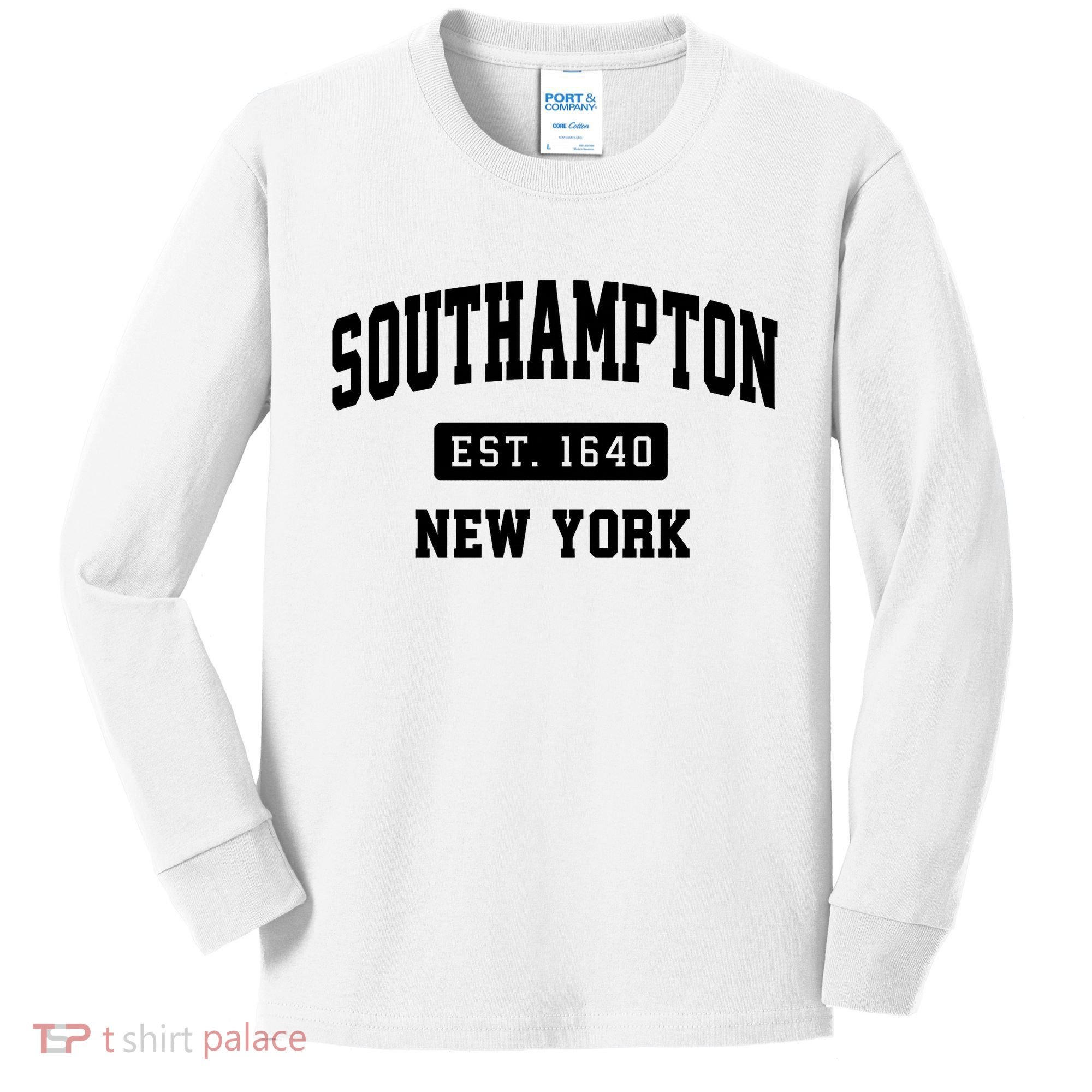 Sothhampton New York Est. 1940 Kids Long Sleeve Shirt