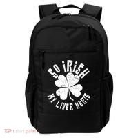 So Irish My Liver Hurts St. Patrick's Day Backpack thumb 0