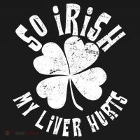 So Irish My Liver Hurts St. Patrick's Day Women's Hoodie thumb 2