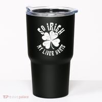 So Irish My Liver Hurts St. Patrick's Day Tumbler thumb 0