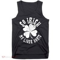 So Irish My Liver Hurts St. Patrick's Day Tank Top thumb 0