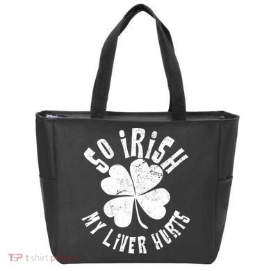 So Irish My Liver Hurts St. Patrick's Day Tote Bag