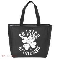 So Irish My Liver Hurts St. Patrick's Day Tote Bag thumb 0