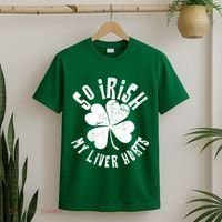 So Irish My Liver Hurts St. Patrick's Day T-Shirt thumb 2