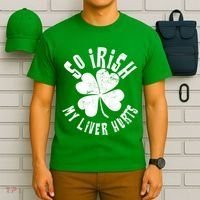 So Irish My Liver Hurts St. Patrick's Day T-Shirt thumb 6