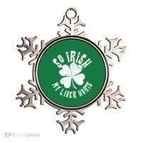 So Irish My Liver Hurts St. Patrick's Day Ornament thumb 0