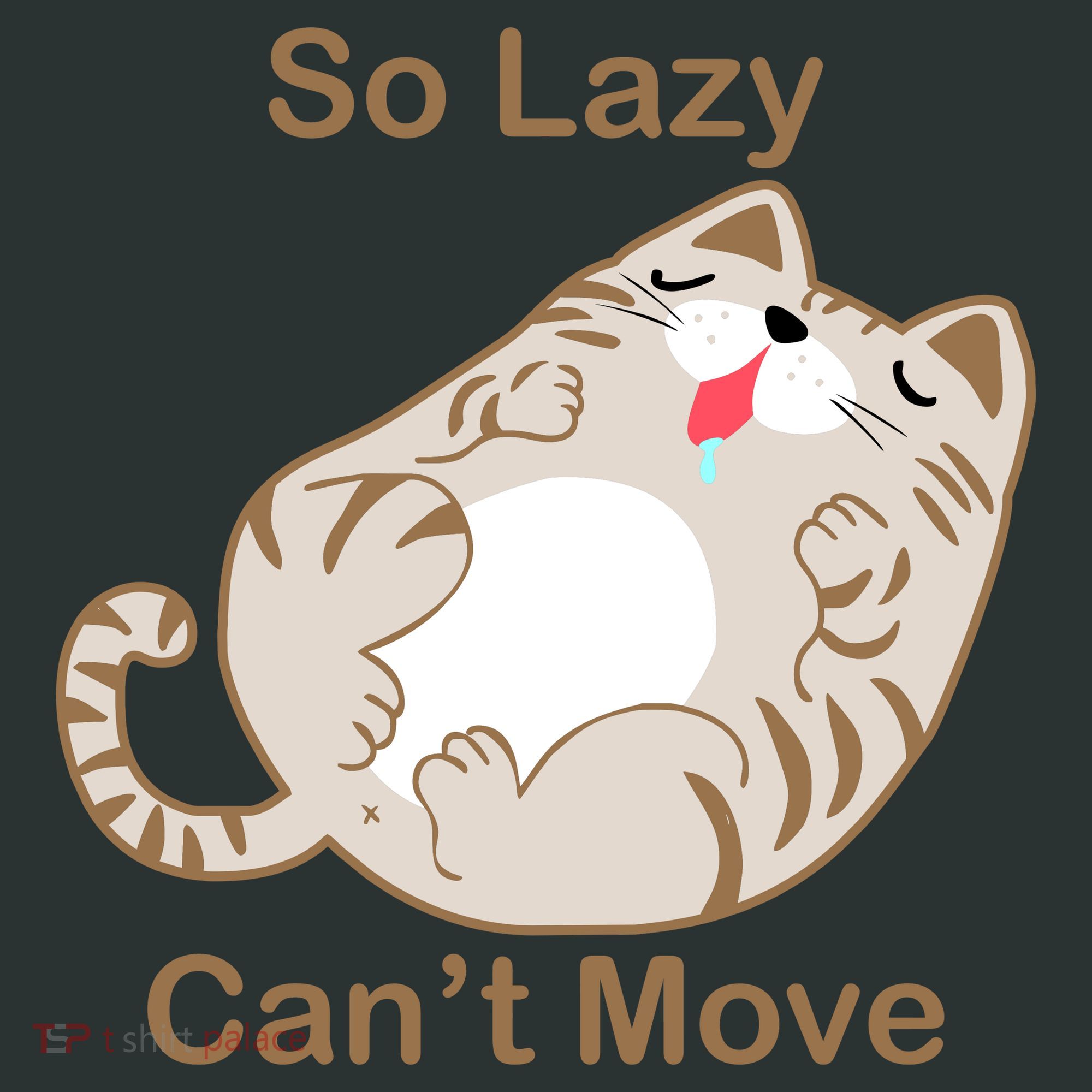 So Lazy Can't Move Funny Fat Cat Women's Long Sleeve Shirt