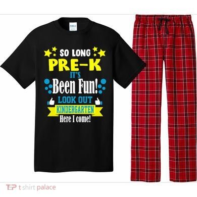 So Long Pre-K It's Been Fun Here I Come Kindergarten Pajama Set