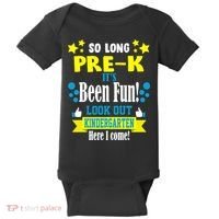 So Long Pre-K It's Been Fun Here I Come Kindergarten Baby Bodysuit thumb 0