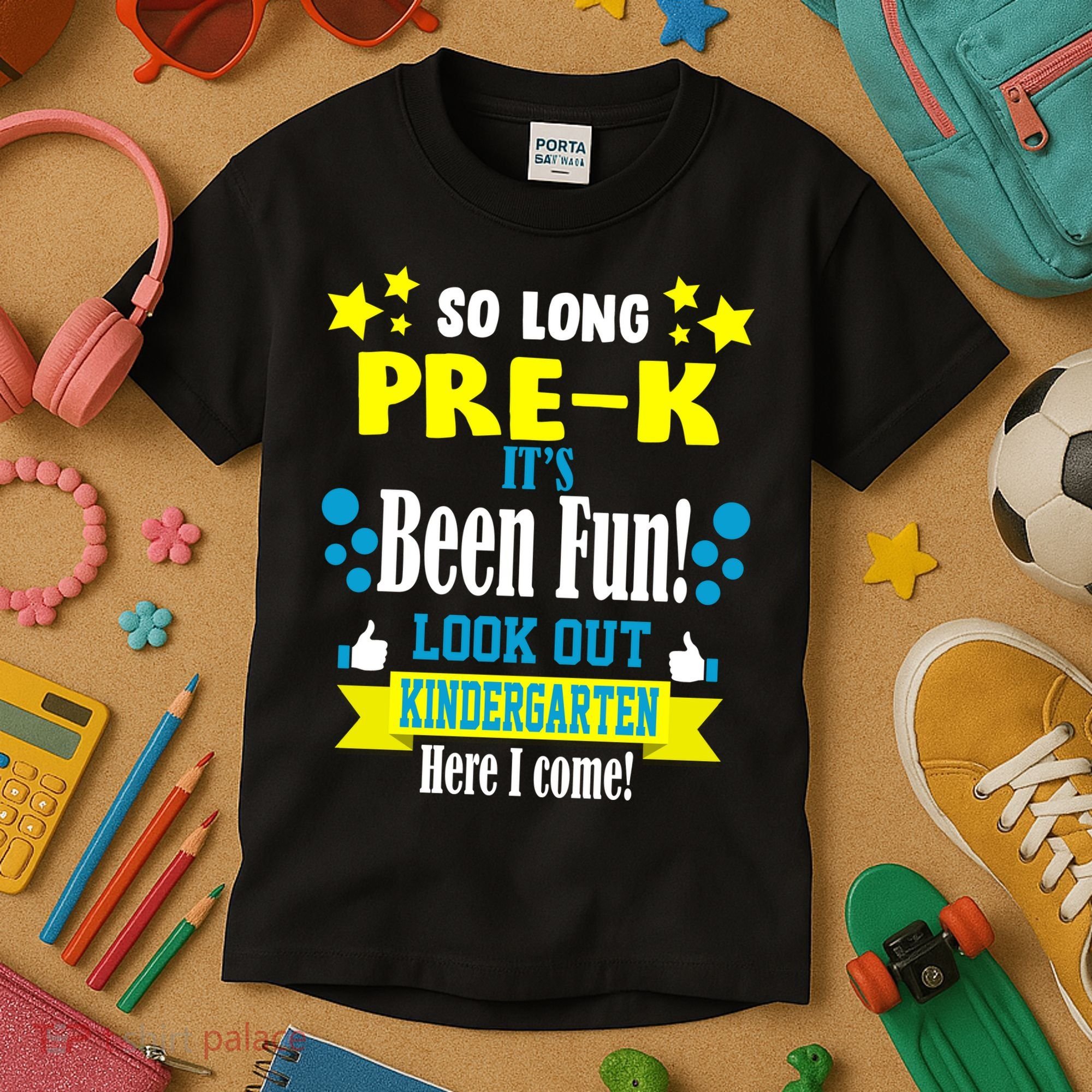 So Long Pre-K It's Been Fun Here I Come Kindergarten Kids T-Shirt