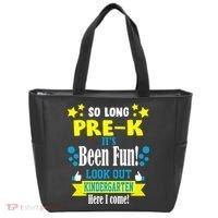 So Long Pre-K It's Been Fun Here I Come Kindergarten Tote Bag thumb 0