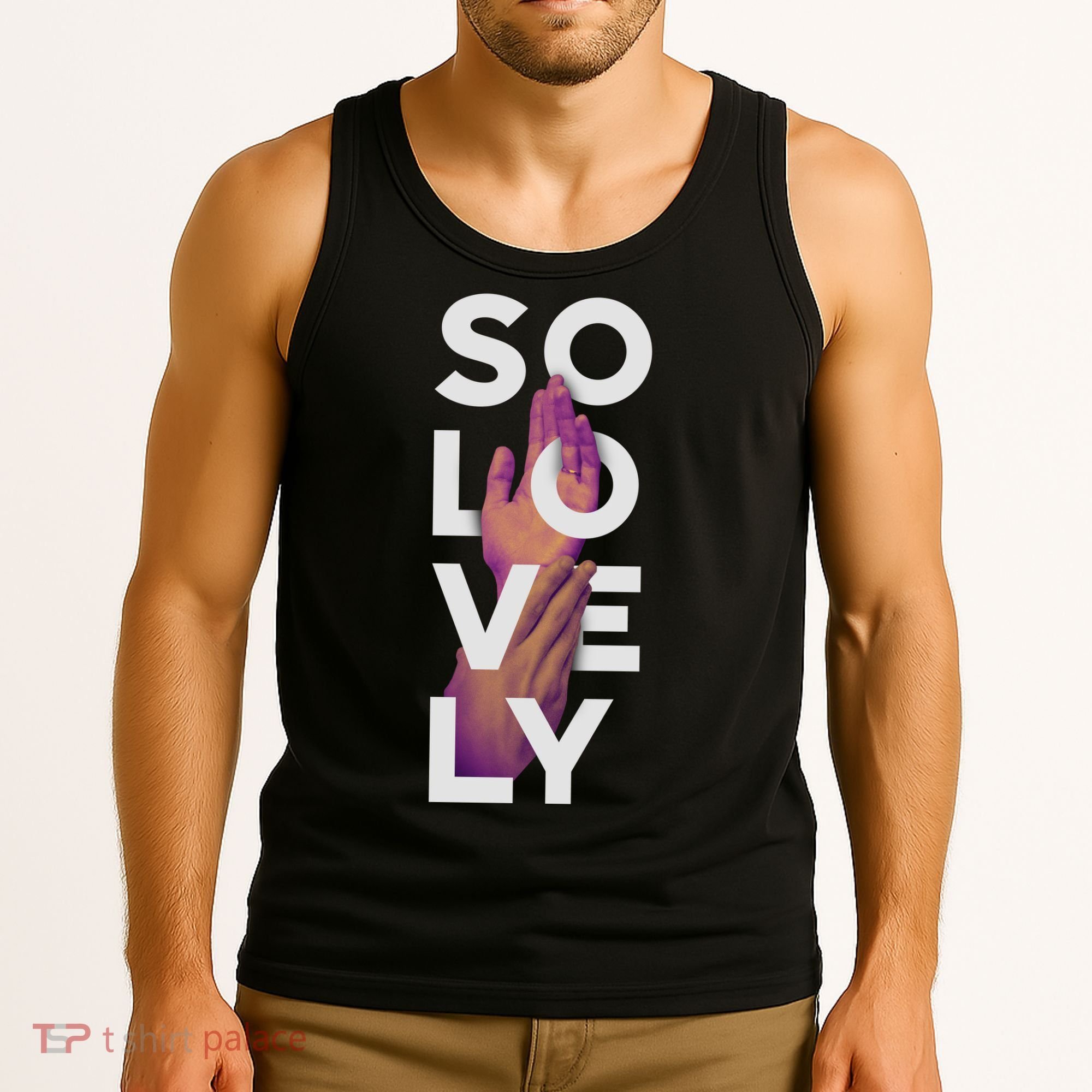 So Lovely Hand Tank Top
