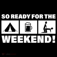 So Ready For The Weekend Camping Beer Apron thumb 3
