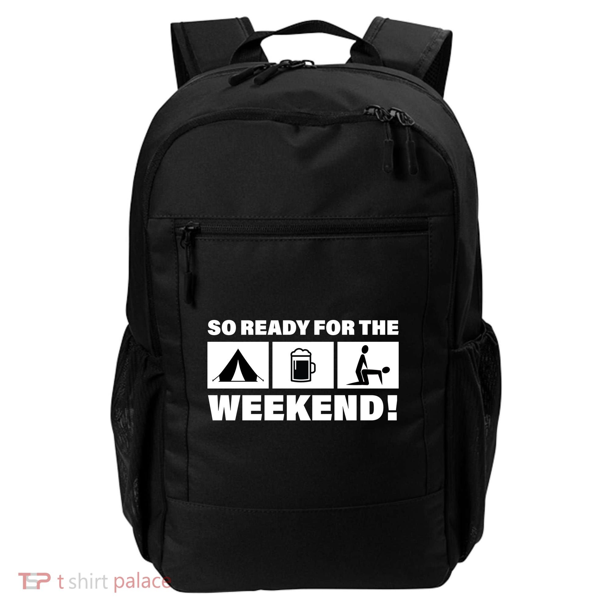 So Ready For The Weekend Camping Beer Backpack