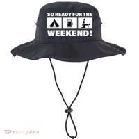 So Ready For The Weekend Camping Beer Bucket Hat thumb 0