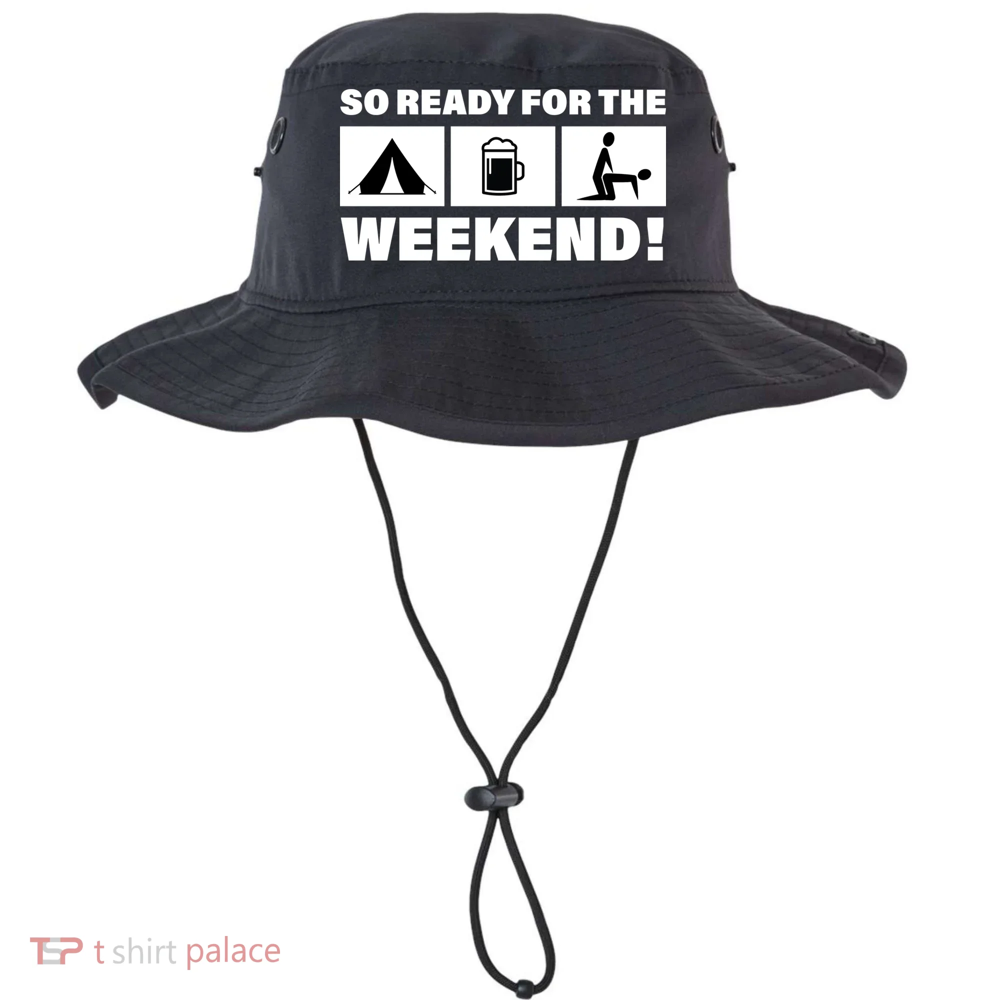 So Ready For The Weekend Camping Beer Bucket Hat