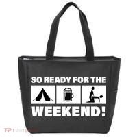 So Ready For The Weekend Camping Beer Tote Bag thumb 0