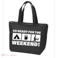 So Ready For The Weekend Camping Beer Tote Bag thumb 3
