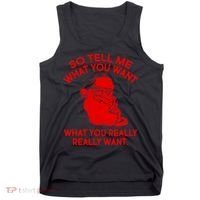 So Tell Me What You Really Want Santa Claus Tank Top thumb 0