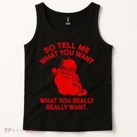 So Tell Me What You Really Want Santa Claus Tank Top thumb 2
