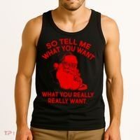 So Tell Me What You Really Want Santa Claus Tank Top thumb 3