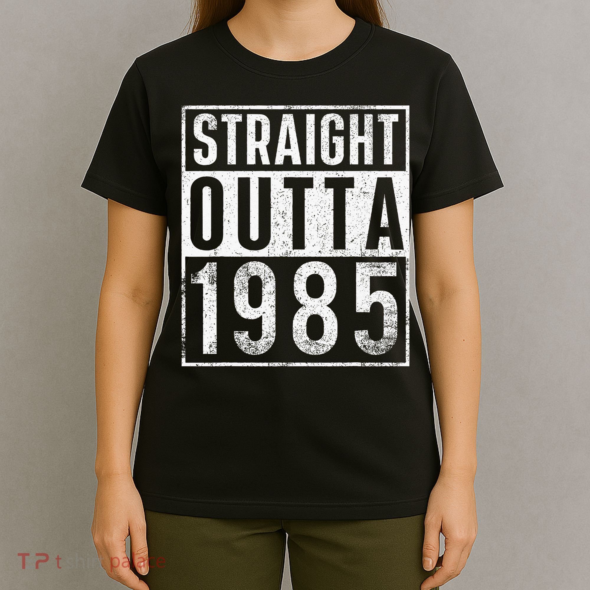 Straight Outta 1985 Year Of Birth Birthday T-Shirt