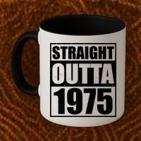 Straight Outta 1975 50th Birthday Coffee Mug thumb 2