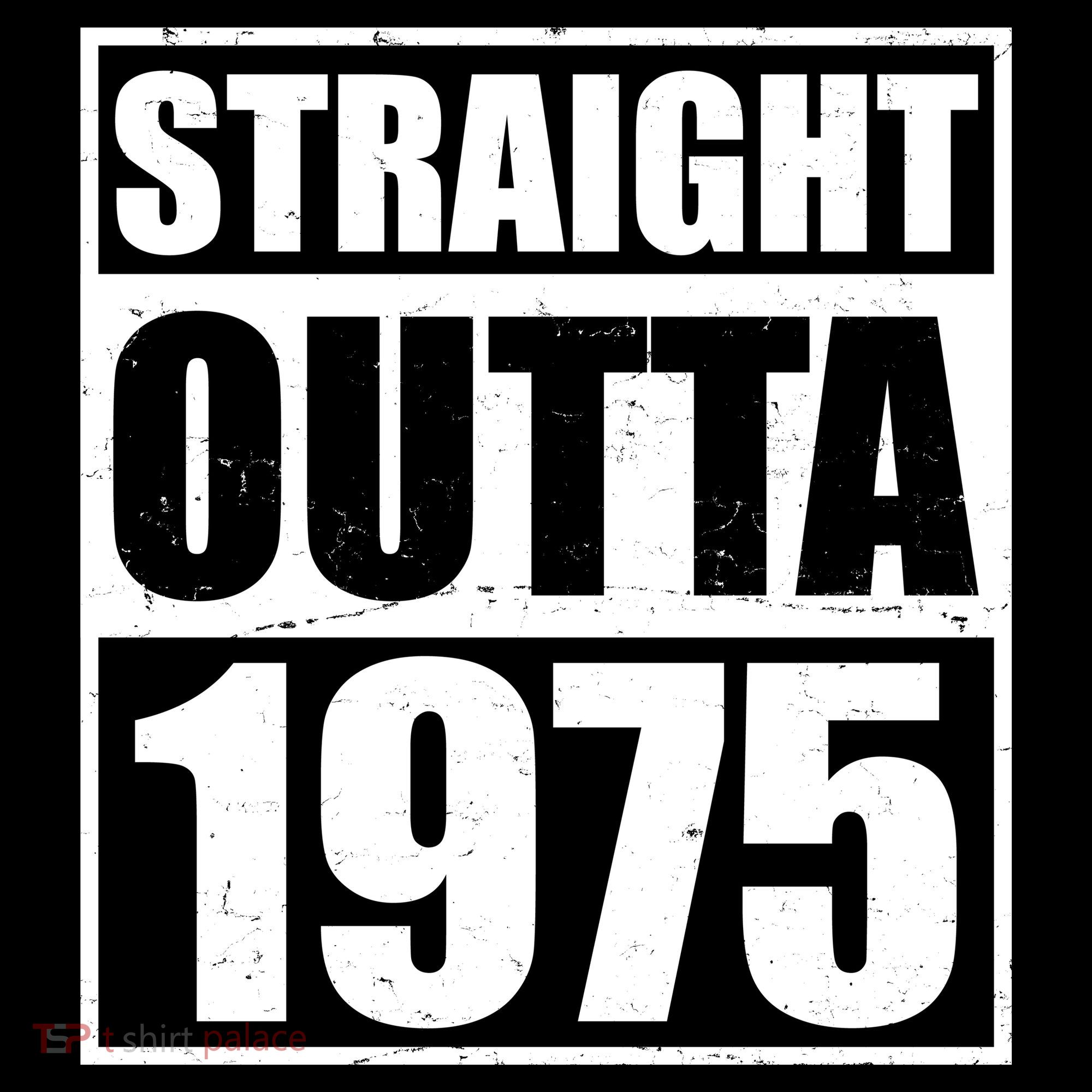Straight Outta 1975 50th Birthday Coaster