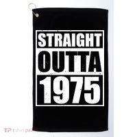 Straight Outta 1975 50th Birthday Golf Towel thumb 0