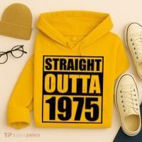 Straight Outta 1975 50th Birthday Hoodie thumb 4