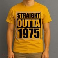 Straight Outta 1975 50th Birthday T-Shirt thumb 3