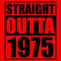 Straight Outta 1975 50th Birthday Santa Hat thumb 1