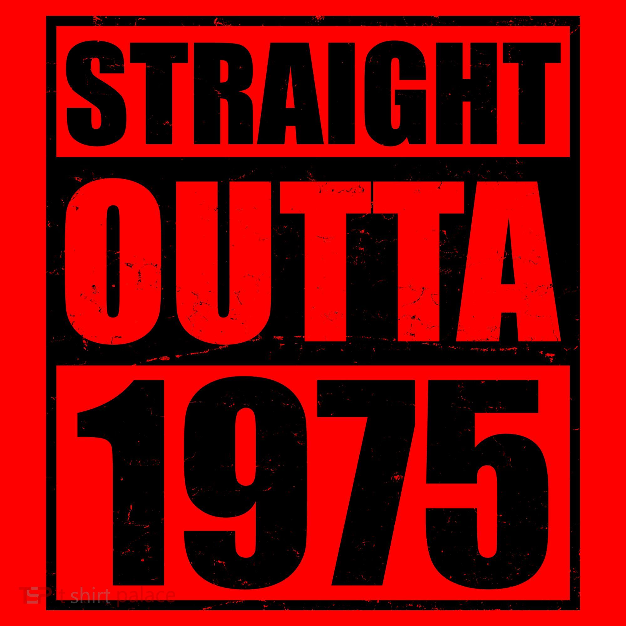 Straight Outta 1975 50th Birthday Santa Hat