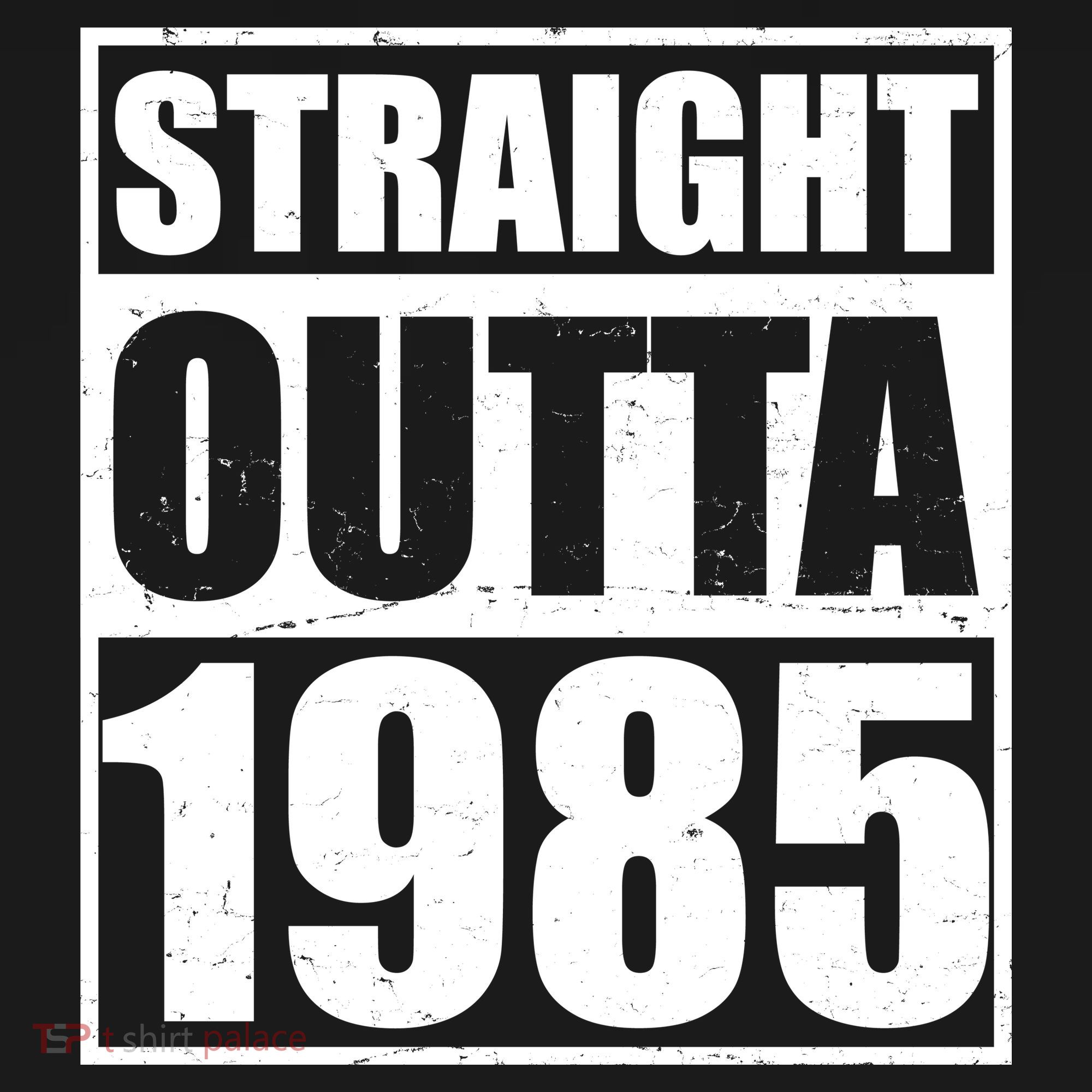 Straight Outta 1985 40th Birthday Polo