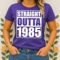 Straight Outta 1985 40th Birthday Women's T-Shirt thumb 2