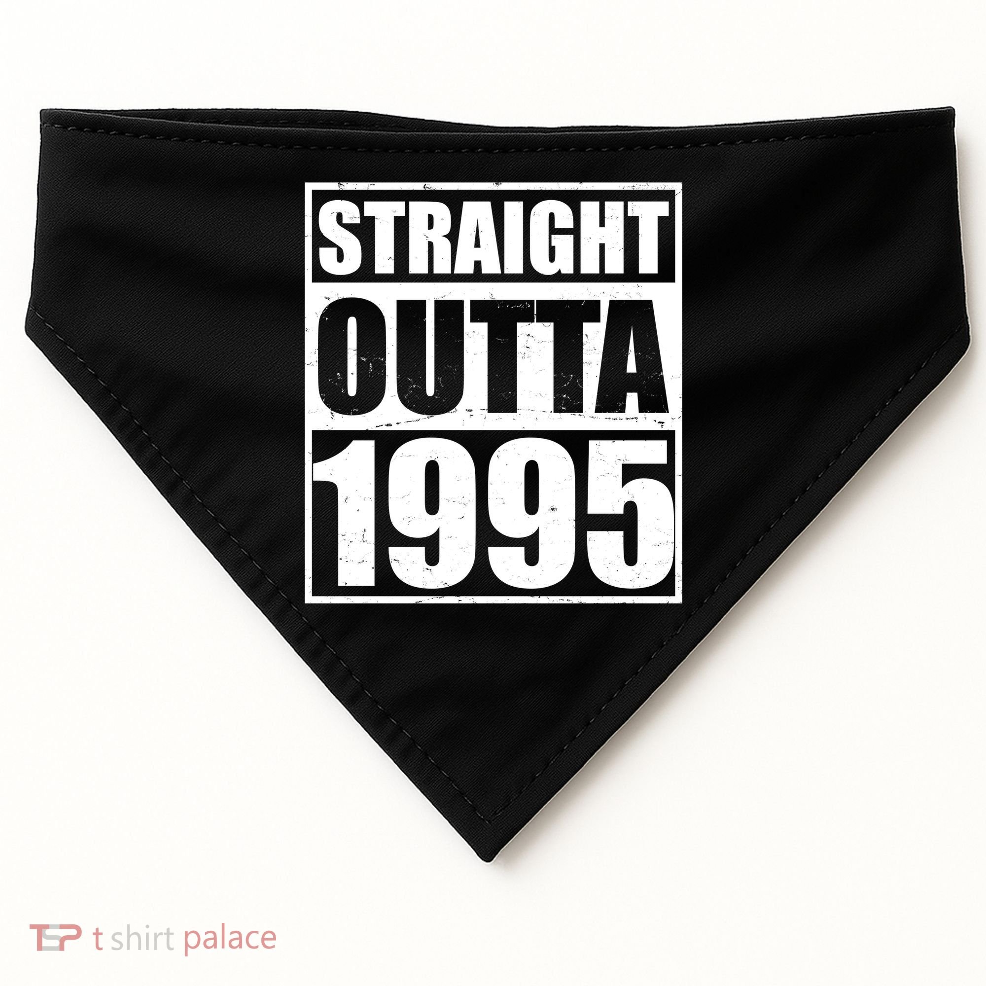 Straight Outta 1995 30th Birthday USA-Made Doggie Bandana