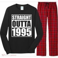 Straight Outta 1995 30th Birthday Long Sleeve Pajama Set thumb 0