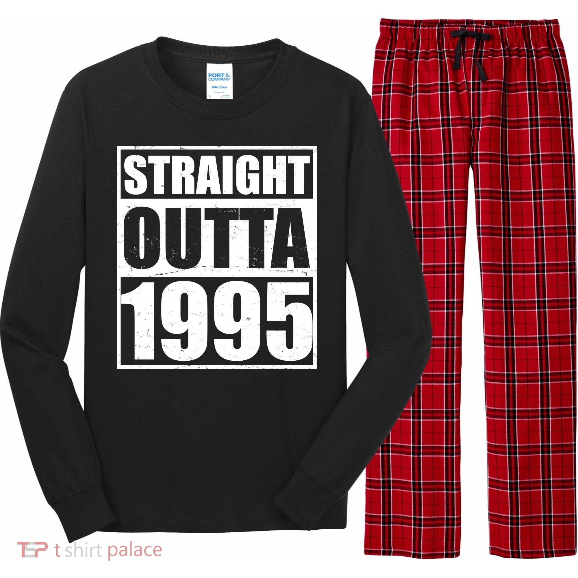 Straight Outta 1995 30th Birthday Long Sleeve Pajama Set