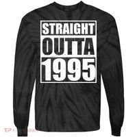Straight Outta 1995 30th Birthday Tie-Dye Long Sleeve Shirt thumb 0