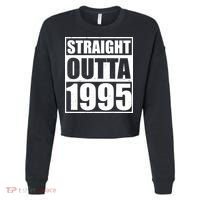 Straight Outta 1995 30th Birthday Cropped Pullover Crew thumb 0