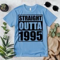 Straight Outta 1995 30th Birthday Premium T-Shirt thumb 2