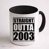Straight Outta 2003 20th Birthday Coffee Mug thumb 1