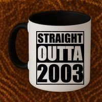 Straight Outta 2003 20th Birthday Coffee Mug thumb 2