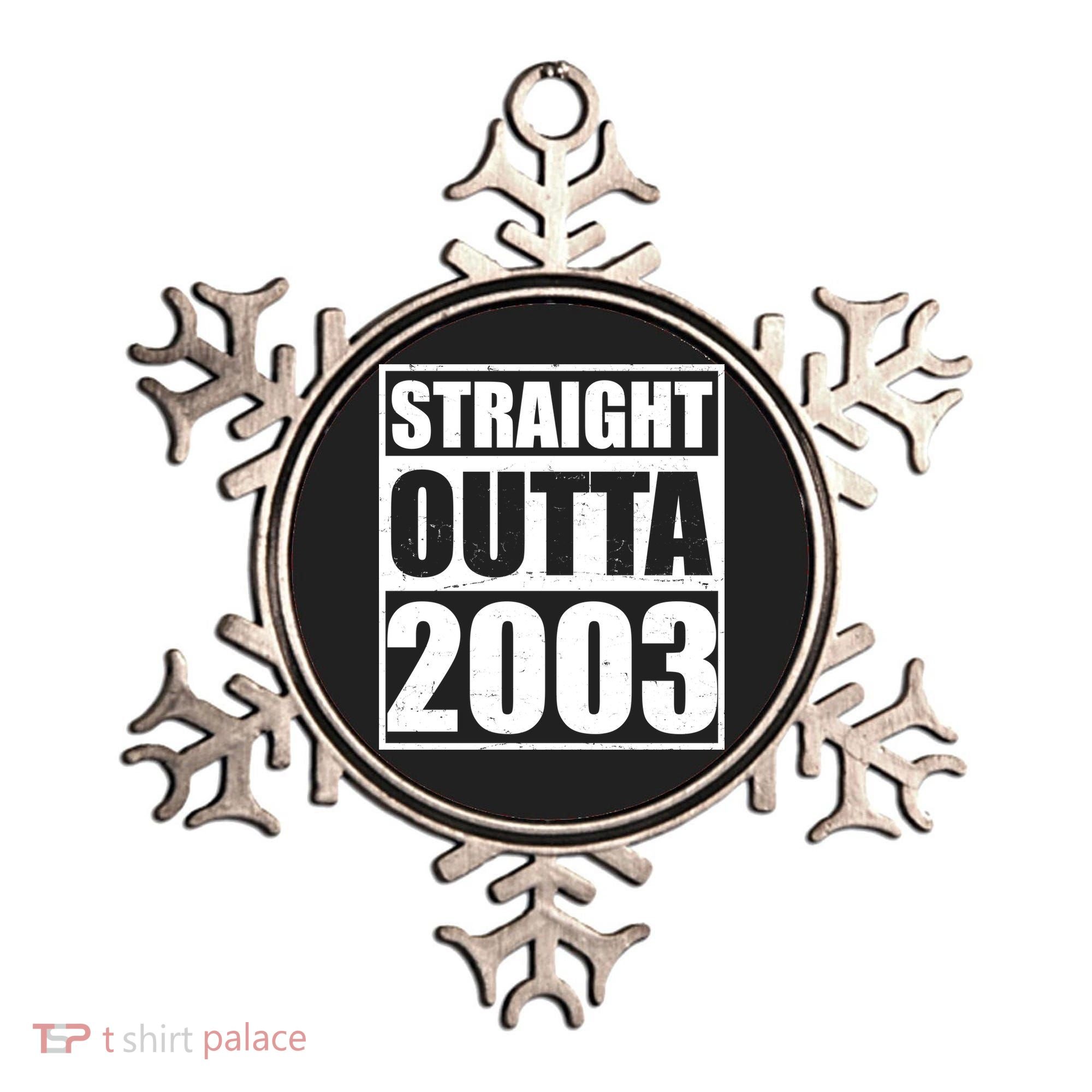 Straight Outta 2003 20th Birthday Ornament