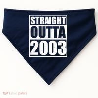 Straight Outta 2003 20th Birthday USA-Made Doggie Bandana thumb 0