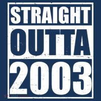 Straight Outta 2003 20th Birthday Long Sleeve Shirt thumb 2